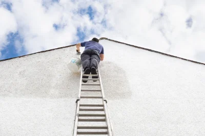 Peinture extérieure à la Petite-Marche — façades et ravalement
